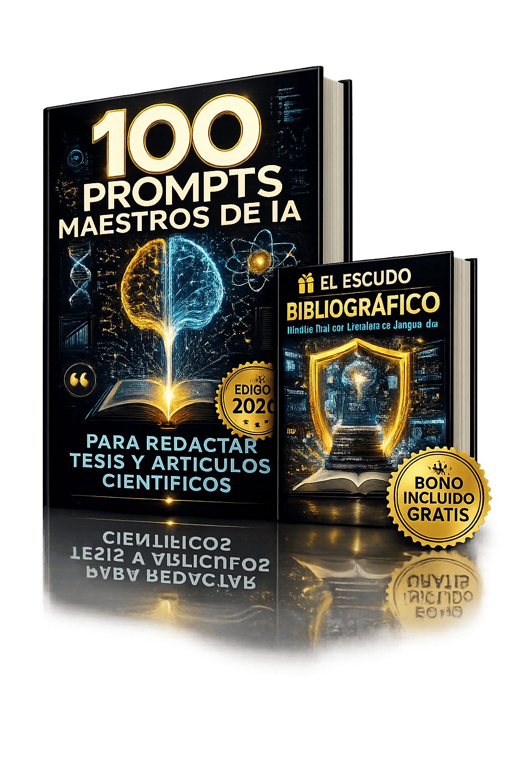 100 Prompts Maestros de IA y bono El Escudo Bibliográfico