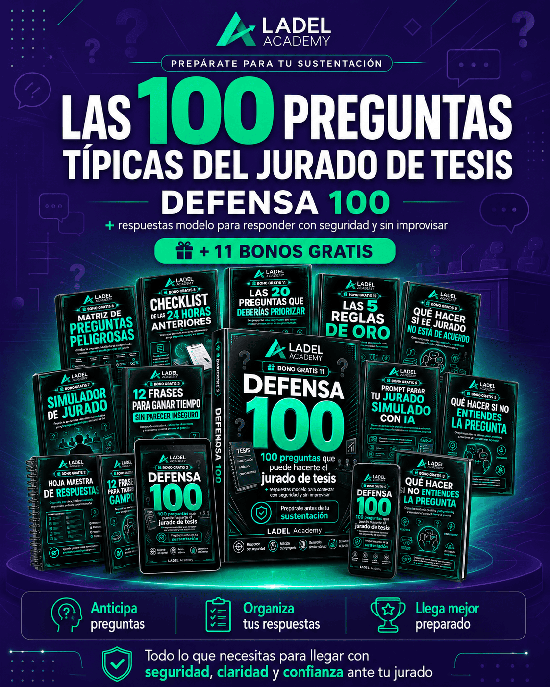 DEFENSA 100 - Las 100 preguntas típicas del jurado de tesis